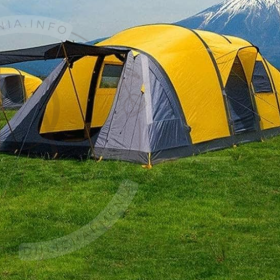 Durable portable camping tent