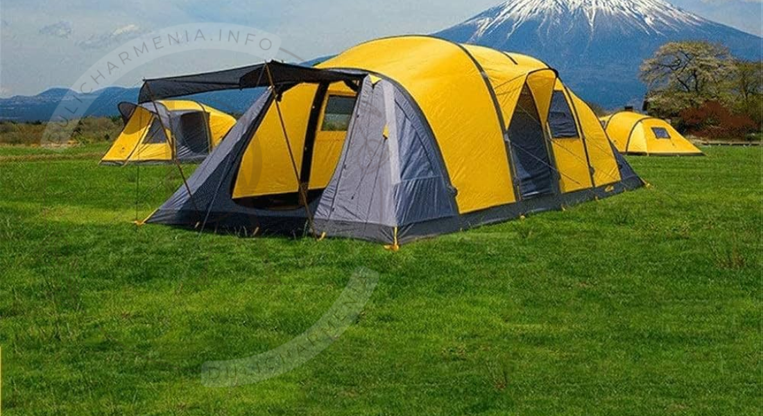 Durable portable camping tent