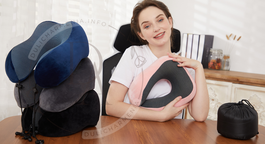 Premium travel pillow set